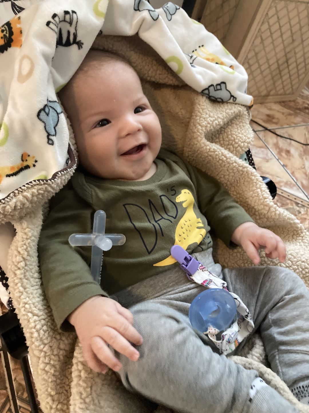 Customer photo review of moonjax® baby teether