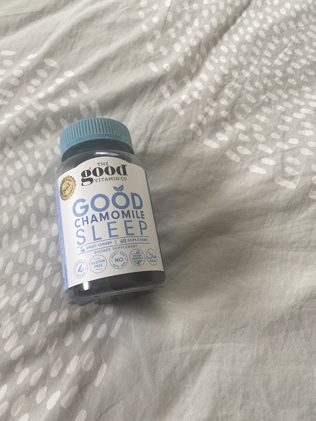 Customer photo review of Good Chamomile Sleep Supplements