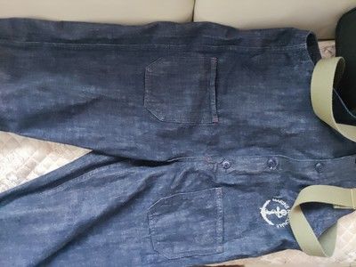 Customer photo review of アメリカンレトロ海軍デッキオーバーオール　デニム