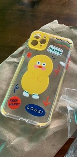 Customer photo review of Cartoon Duck Shockproof iPhone Case