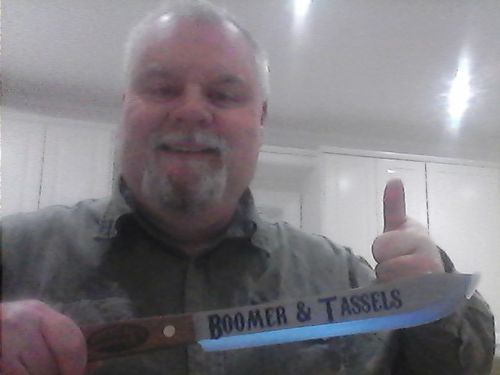 Customer photo review of Customized 10" Chapter Knife