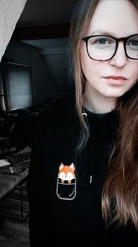 Customer photo review of FUCHS TASCHE - Bio Unisex Hoodie (PREMIUM) (Siebdruck)