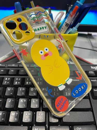 Customer photo review of Cartoon Duck Shockproof iPhone Case