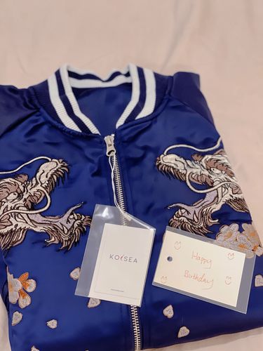 Customer photo review of Double Dragon & Phoenix Sukajan Souvenir Jacket