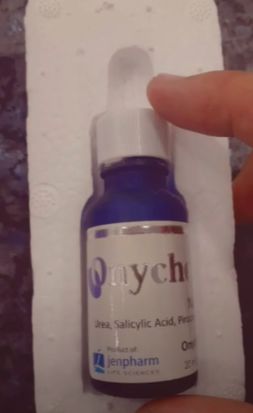 Customer photo review of Onychonil Nail Paint