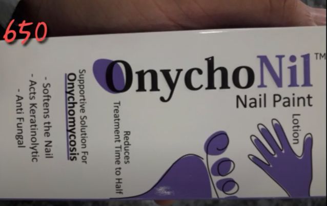 Customer photo review of Onychonil Nail Paint