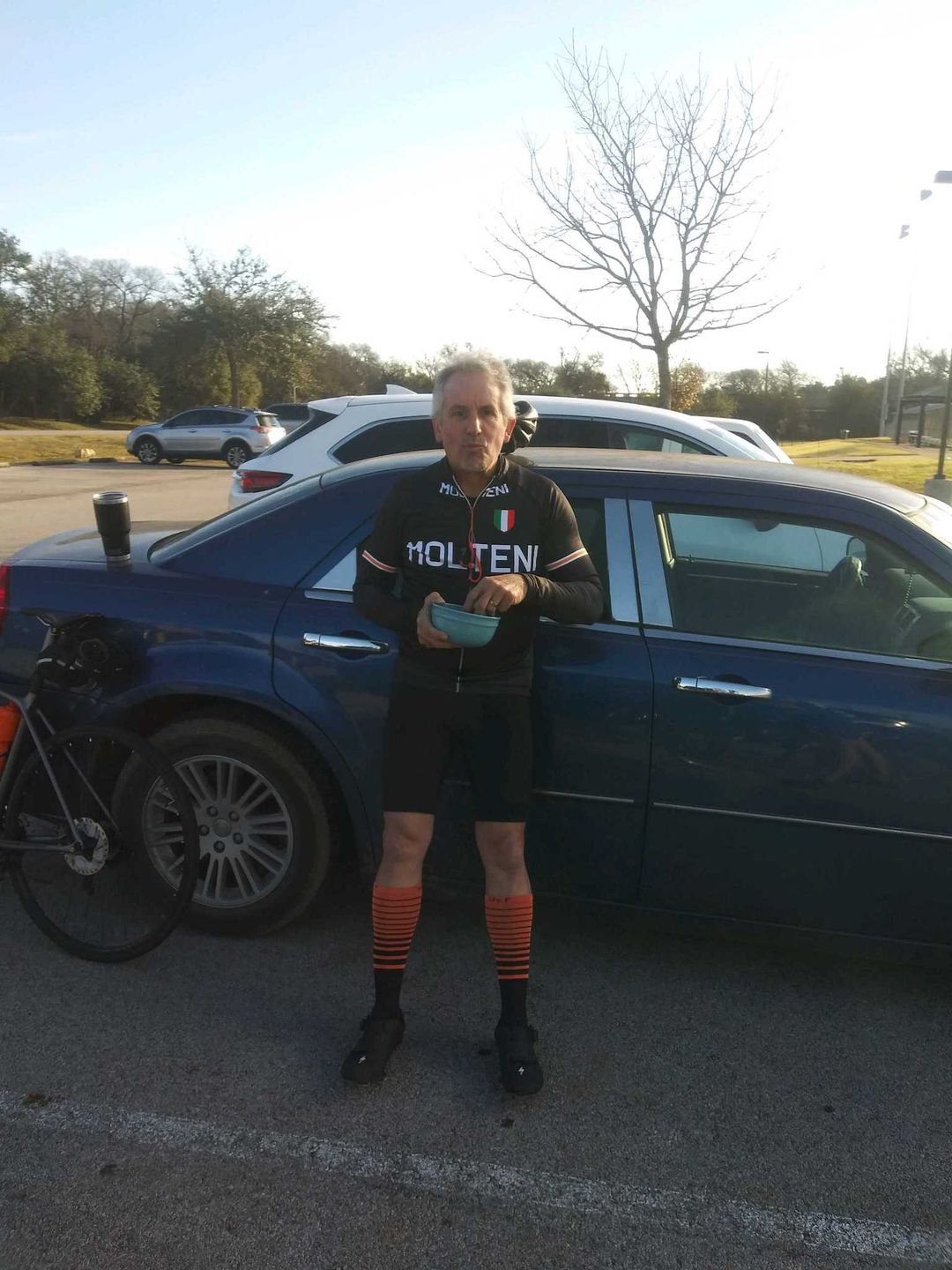 Customer photo review of Retro Molteni Black Long Sleeve Jersey