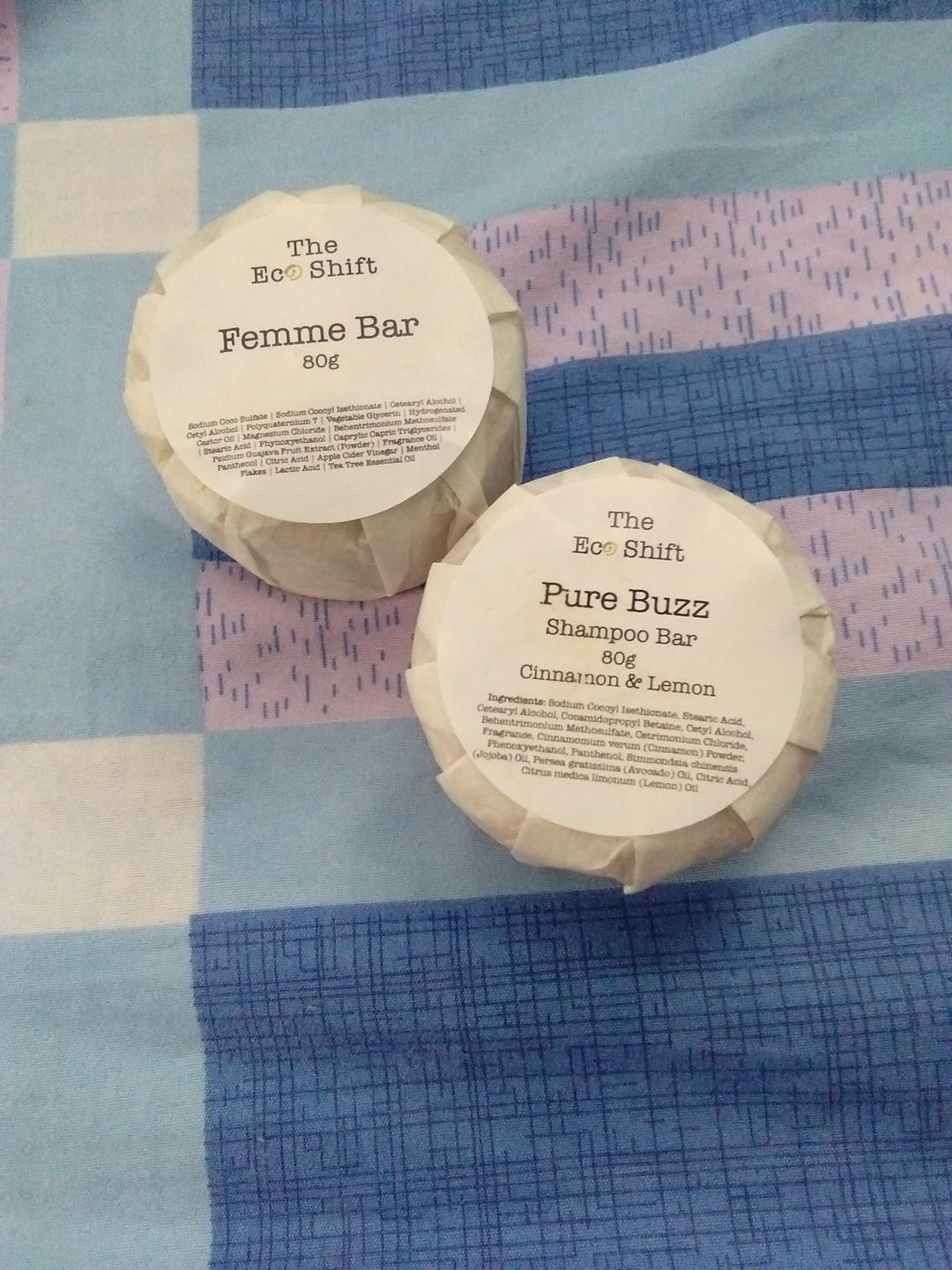 Customer photo review of Pure Buzz | Shampoo Bar