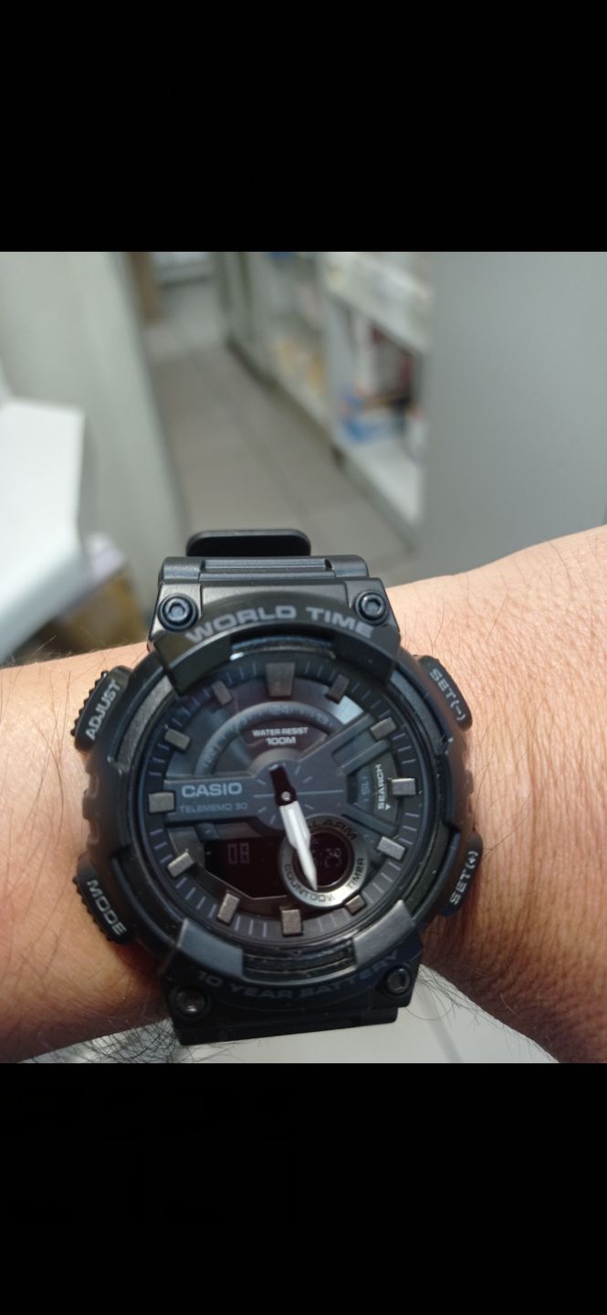 Customer photo review of Reloj Casio Análogo-Digital Vintage AEQ-110W-1BVDF Negro