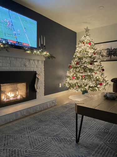 Customer photo review of Greenport Denim Rug