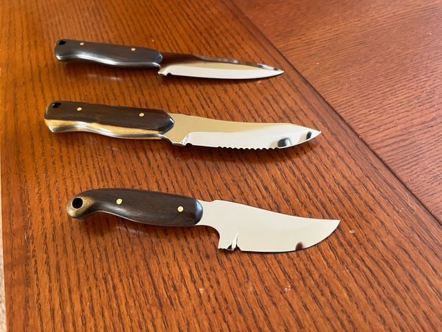 Customer photo review of 2 X 72 Inch Knife Makers Sanding Belts Assortment