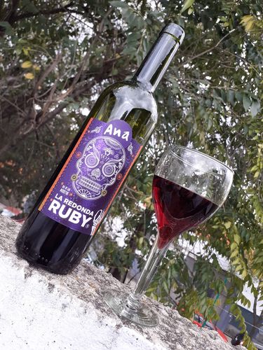 Customer photo review of Ruby Día de Muertos 750 ml (Morado)