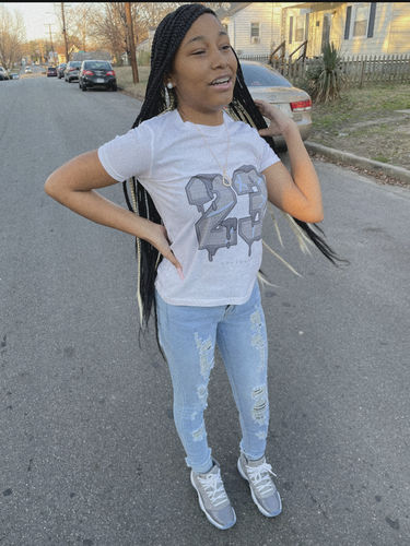 Customer photo review of Number No.23 Unisex Shirt Match Jordan 11 Cool Grey