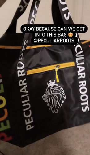 Customer photo review of Peculiar Tribe Unisex Duffel Travel/ Gym Bag