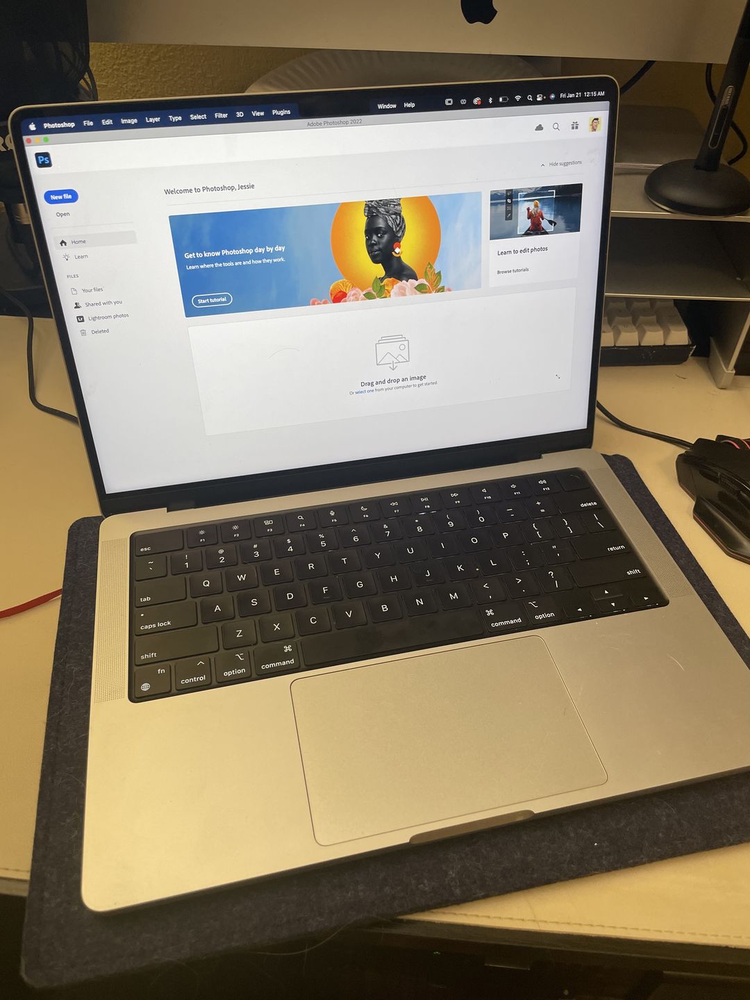 Customer photo review of sleeve for macbook