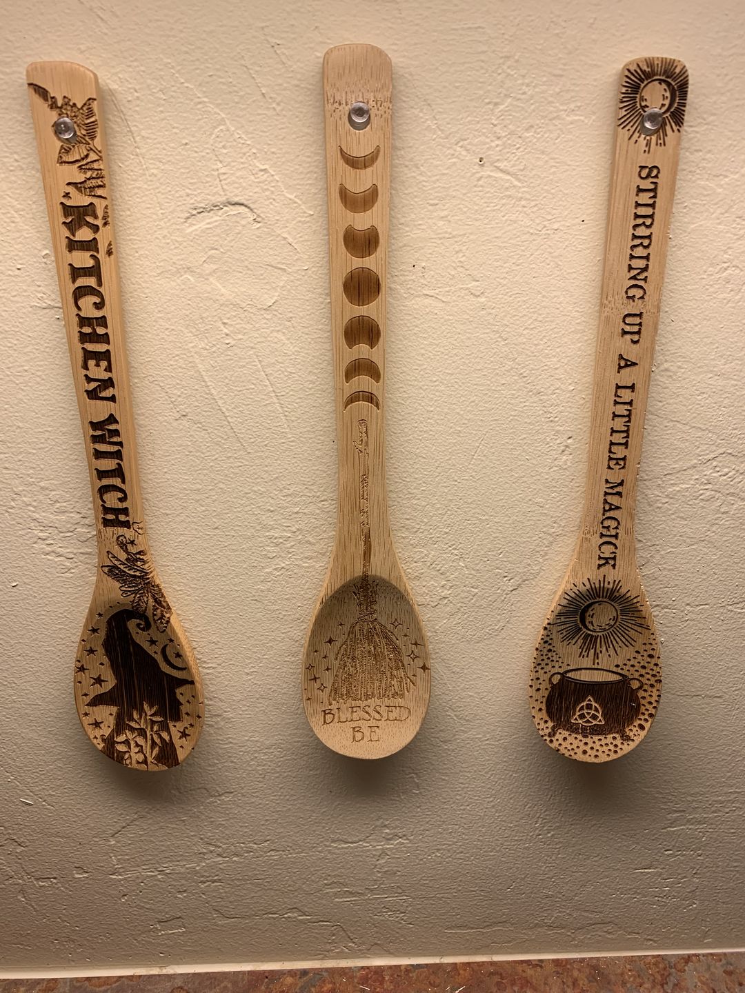 Customer photo review of Witchy Bamboo Wooden Spoon