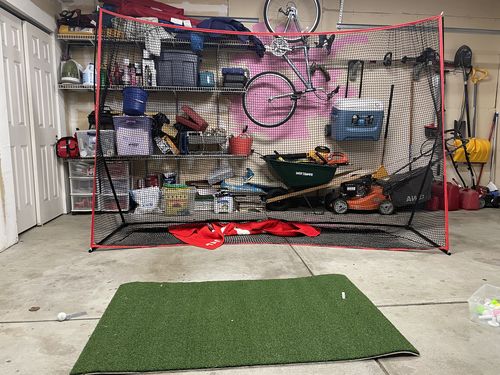 Customer photo review of Golf Net Pro 10x7 ft | Portable Golf Driving & Hitting Net