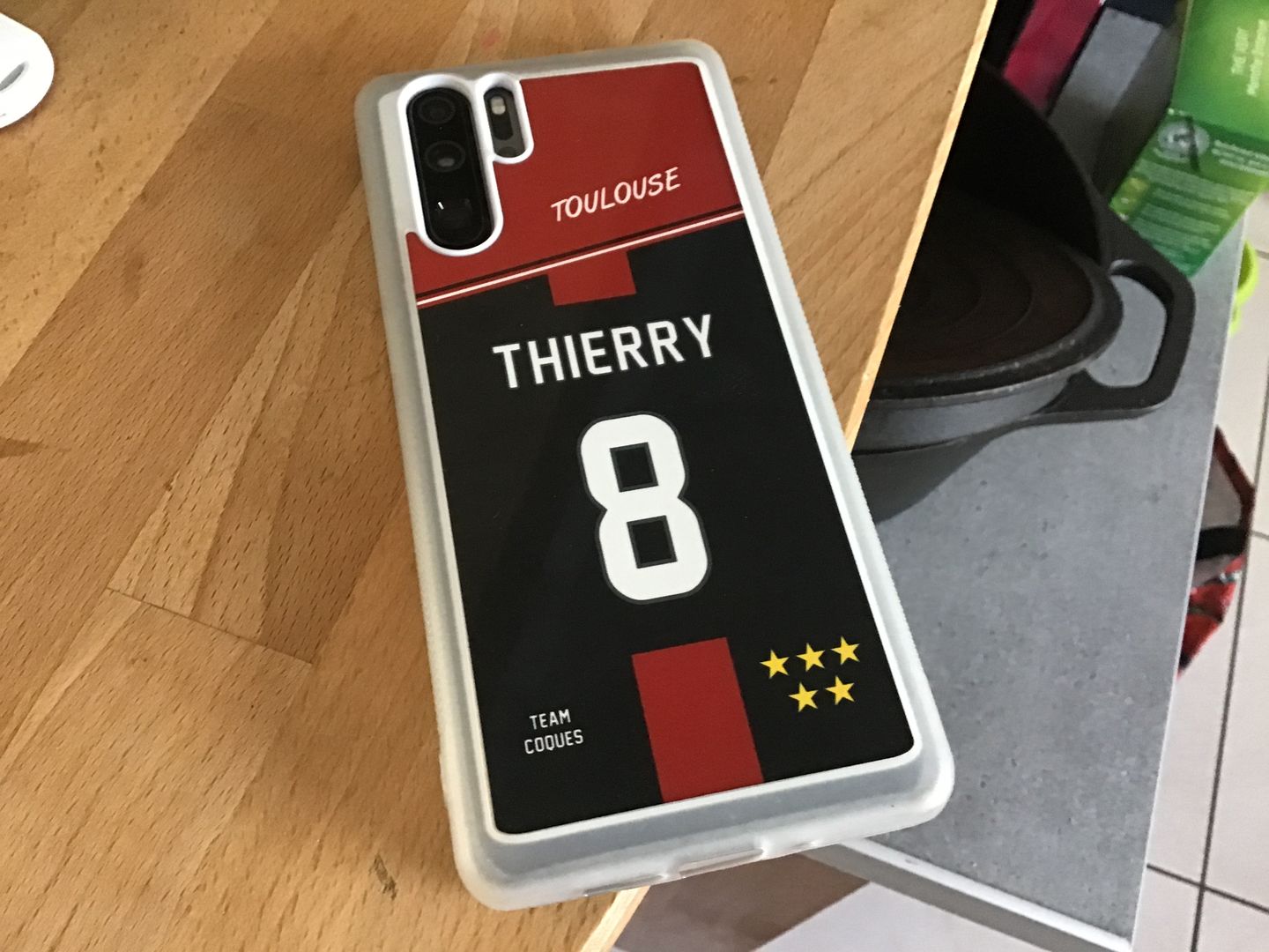 Customer photo review of Coque rugby TOULOUSE RUGBY personnalisable - TEAMCOQUES