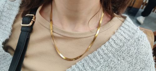 Customer photo review of Cali Chain Necklace