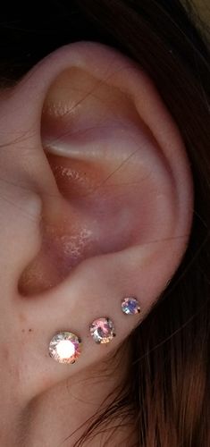 Customer photo review of 3-Pair Earring Value Pack