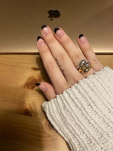 Customer photo review of Bague Double Dôme - Vermeil