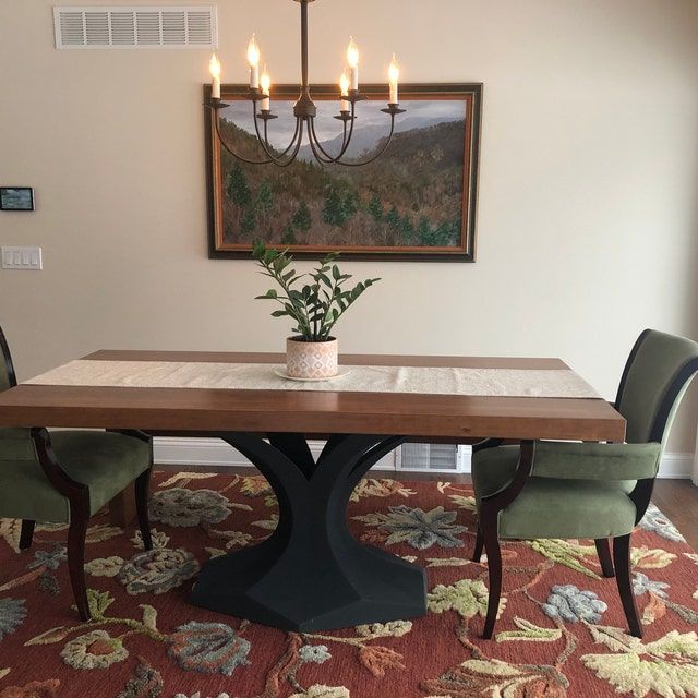 Customer photo review of Metal Table Base - 304 Dentro - 28"
