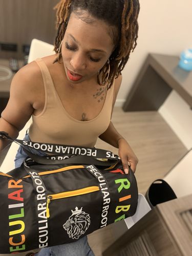 Customer photo review of Peculiar Tribe Unisex Duffel Travel/ Gym Bag