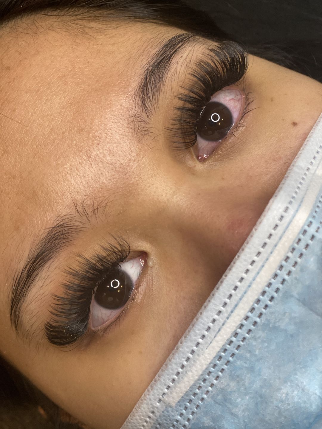 Customer photo review of Super Easy Fan Lash Extensions 0.05mm