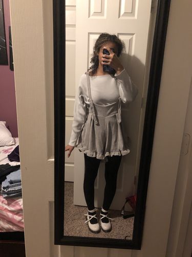 Customer photo review of Pumpkin Suspender Trousers