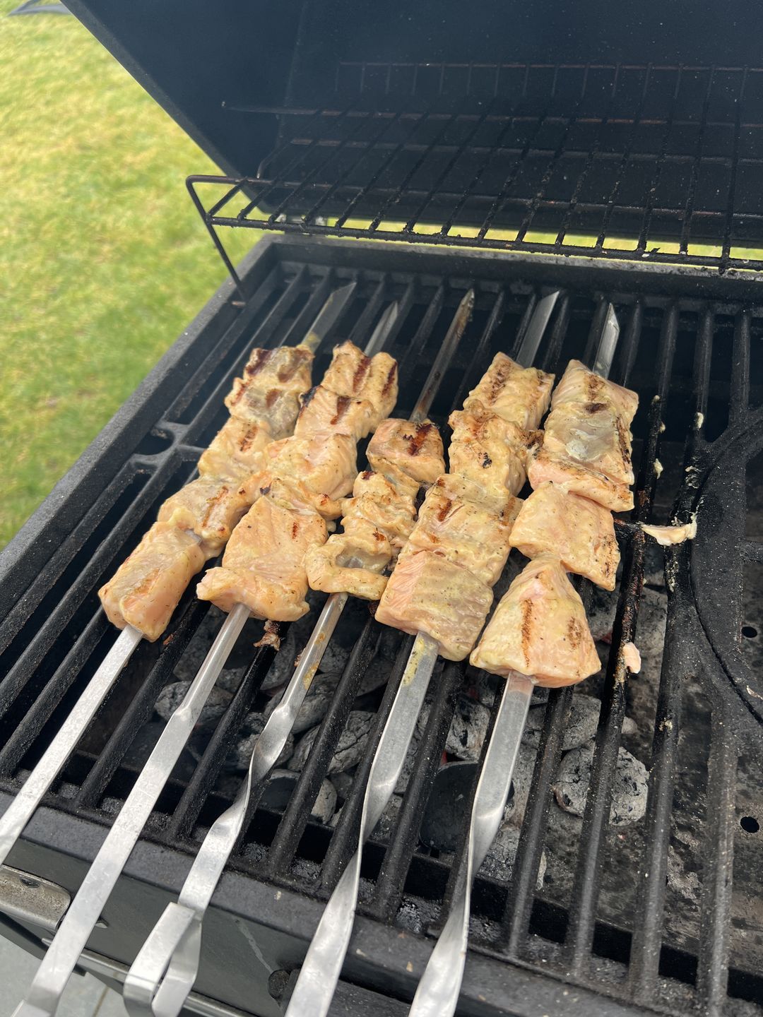 Customer photo review of Lachs-Schaschlik – zart mariniert & besonders edel | mySchaschlik