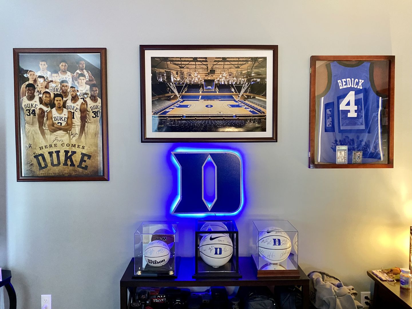 Customer photo review of Duke Blue Devils "D" 3D Vintage Metal Wall Art