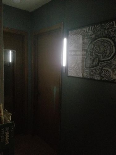 Customer photo review of Dual Color Wireless Motion Sensor Light (2nd Gen.) - 18" Aluminum