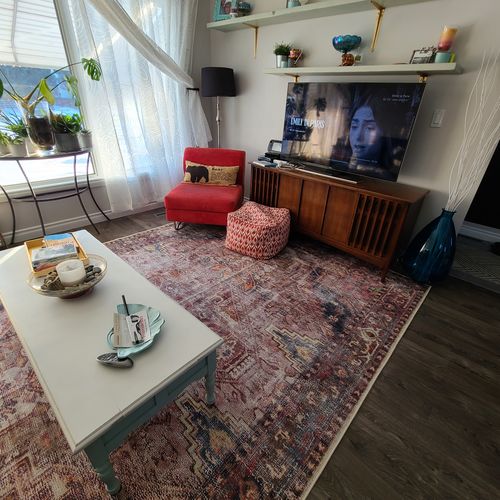 Customer photo review of Distressed Vintage Derya Multi Area Rug