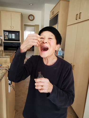 Customer photo review of 60ML Broad Spectrum CBD tincture