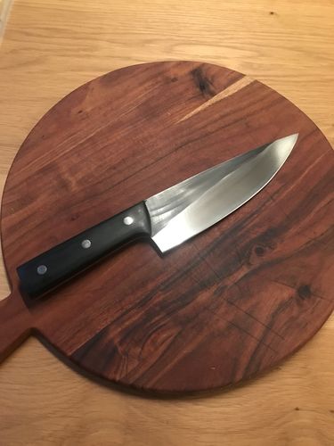 Customer photo review of Handgeschmiedetes Allzweckmesser