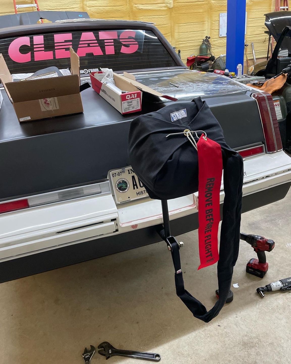 Customer photo review of Stroud Remove Before Flight Safety Tag/Pin
