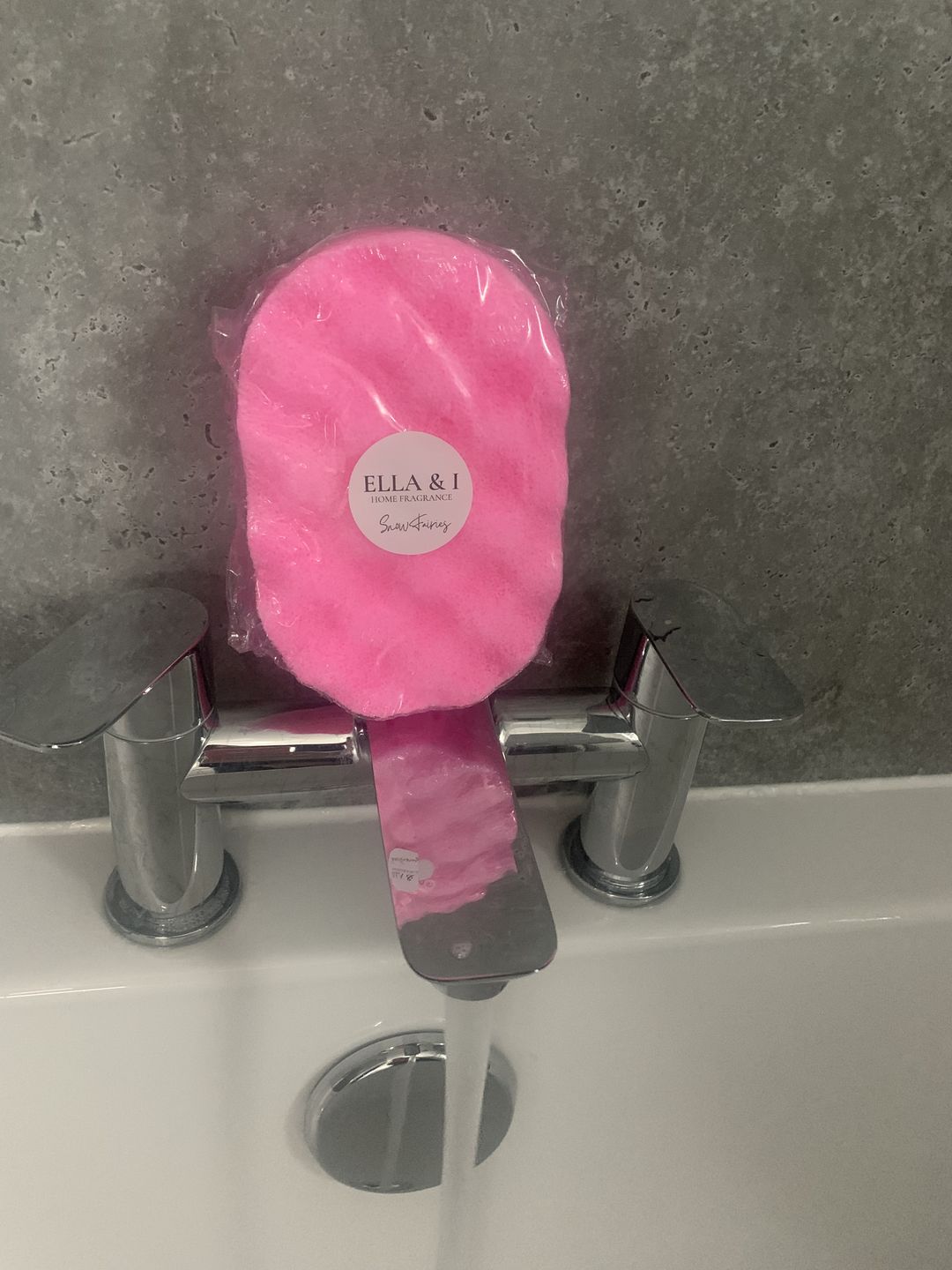 Customer photo review of Snow Fairies (Ice Queen) Soap Sponge
