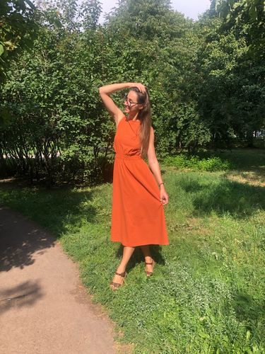 Customer photo review of Margie Zia Dress