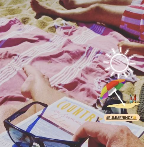 Customer photo review of Portsea Red Shorts