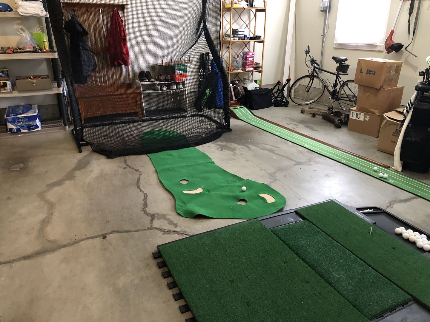 Customer photo review of The Net Return Home Series V2 Golf Net