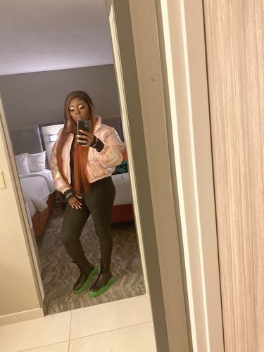 Customer photo review of Green Bottom Boots