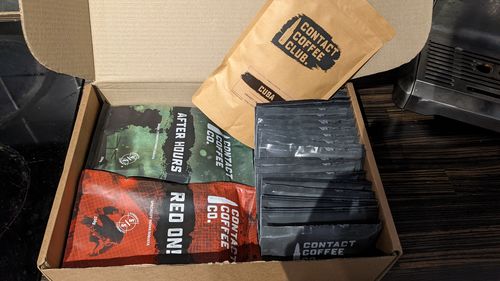 Customer photo review of Contact Coffee Club