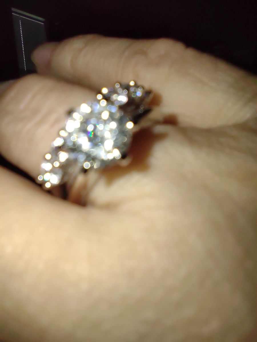 Customer photo review of Classics for Hundreds of years, six prong solitaire ring