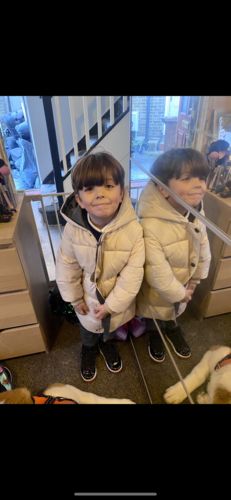 Customer photo review of Padded Longline Winter Coat