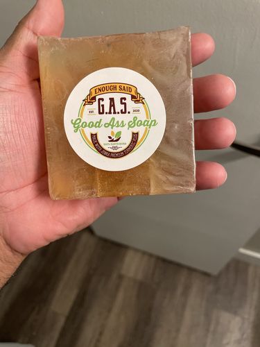 Customer photo review of G.A.S. Honey & Turmeric Soap