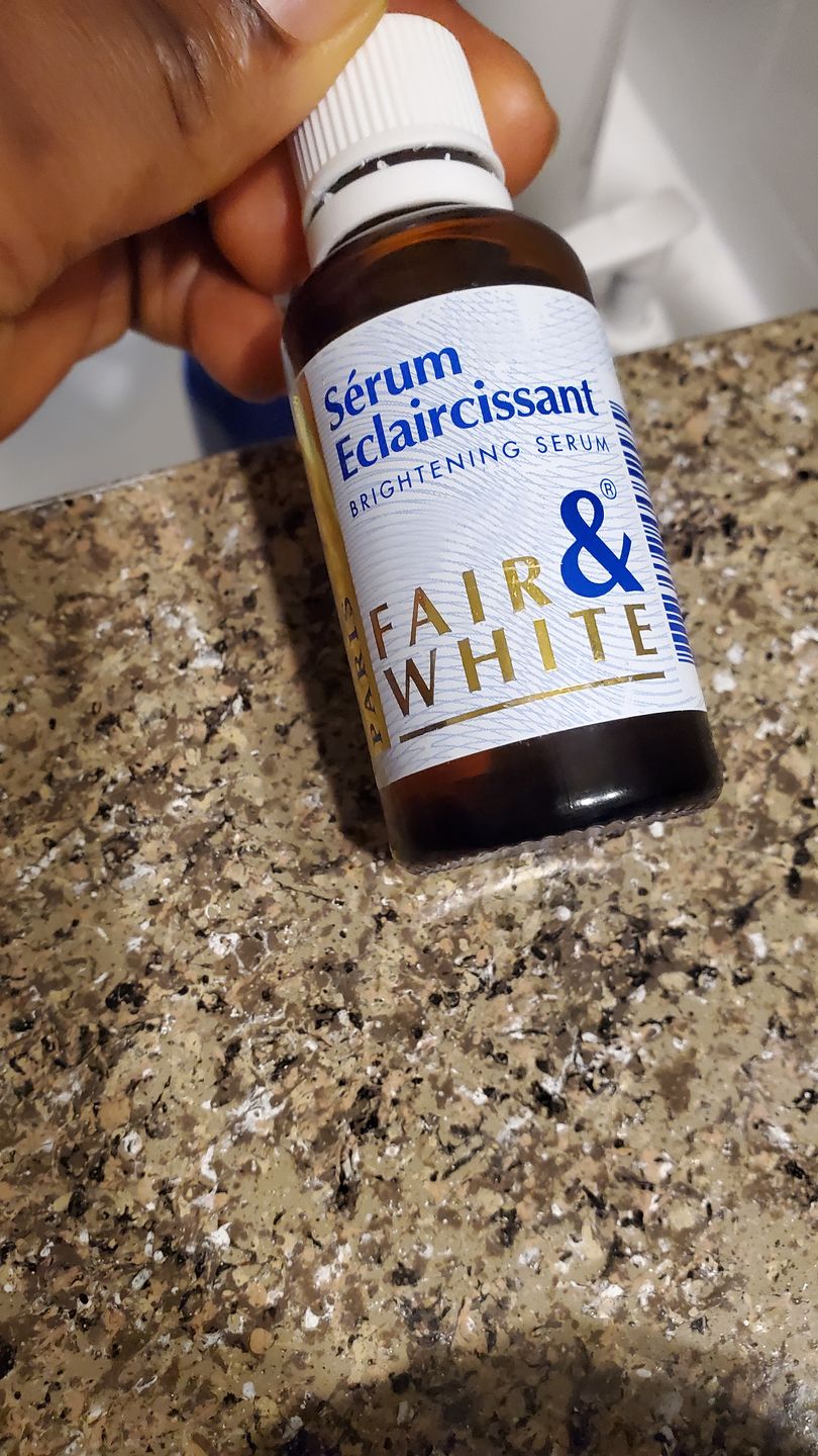 Customer photo review of Fair and White Original Brightening Serum 30 ml / 1 fl oz
