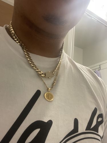 Customer photo review of *NEW* 14K Hollow 🇮🇹 ITTALLO Chain For Man (9.7MM-22” inches) JTJ™-