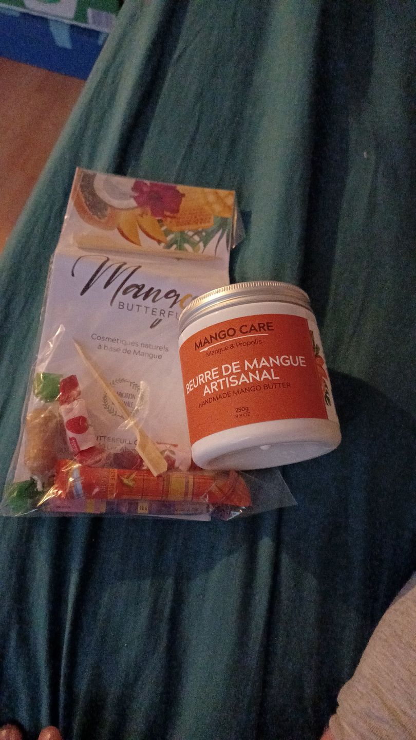 Customer photo review of Beurre de mangue artisanal CARE