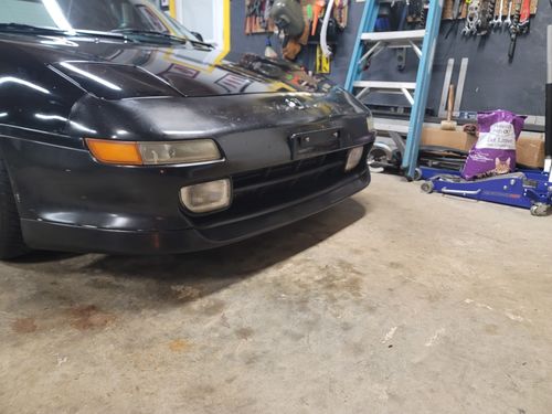 Customer photo review of 1991-1998 MR2 Front Lip Retainer Support Bracket Kit