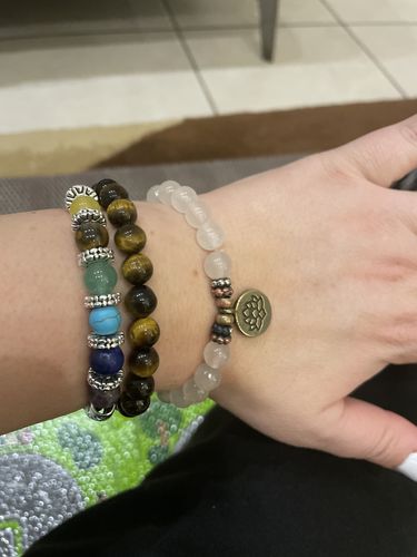Customer photo review of Bracelet en Quartz Rose - 3 modèles disponibles